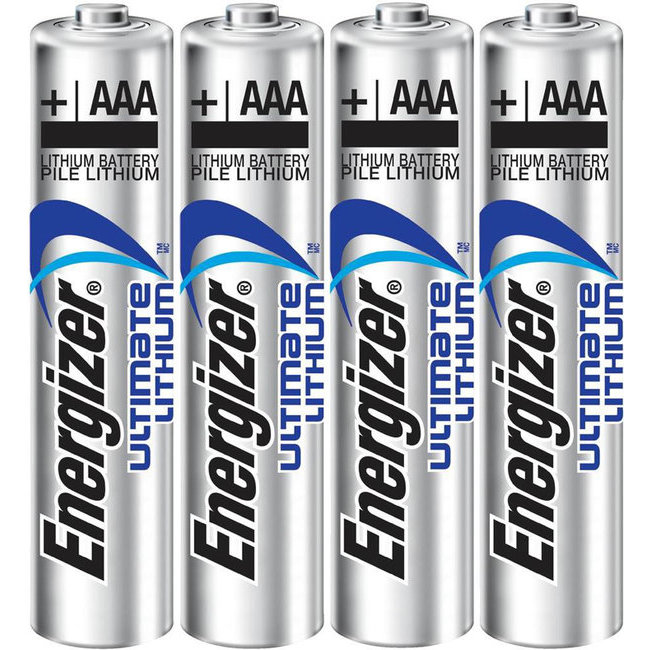 4 Piles LR3 (AAA) lithium 1,5V Energizer Ultimate