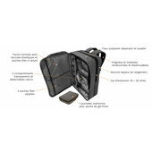 Sac à dos médical convertible Médical De Boissy Eiffel Sac à dos convertible intérieur